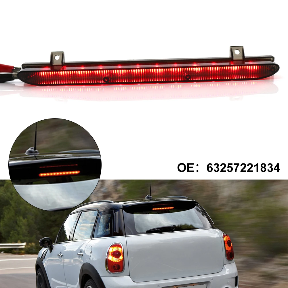 

3rd LED Brake Light For Mini R56 R60 Countryman Black Additional Brake Light Rear Signal Lamp Replacement