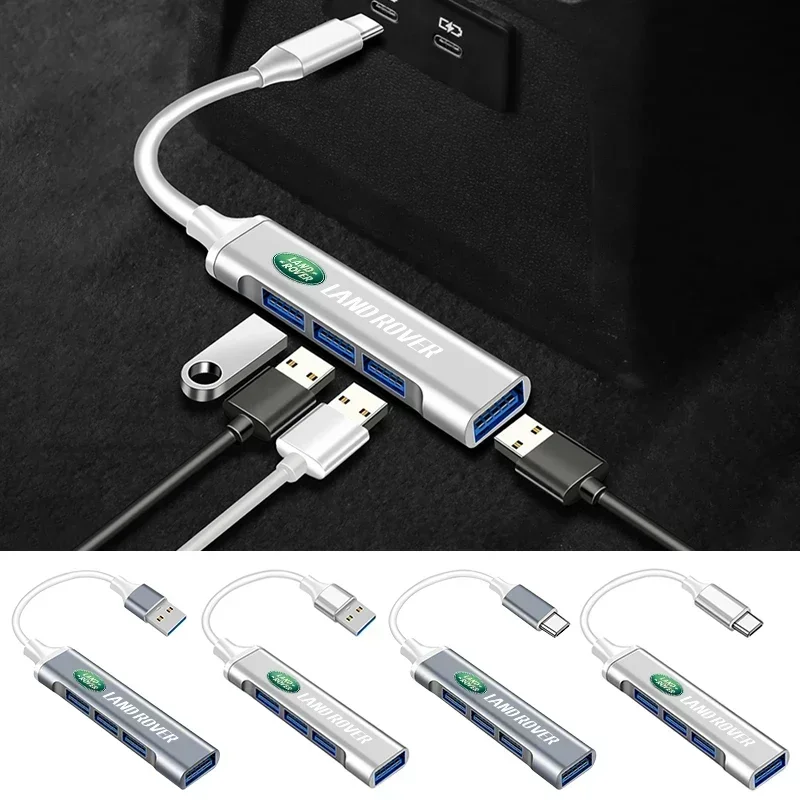 Для Land Rover 1x USB-концентратор Dock 3.0 4-портовый мульти-сплиттер-адаптер OTG типа