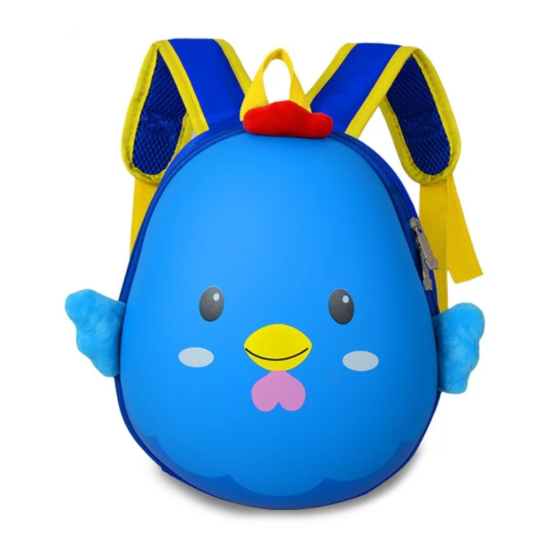 Children Cute Backpack In Kindergarten Baby School Bags Cartoon Chicken Eggshell Bag Girls Boys Backpack