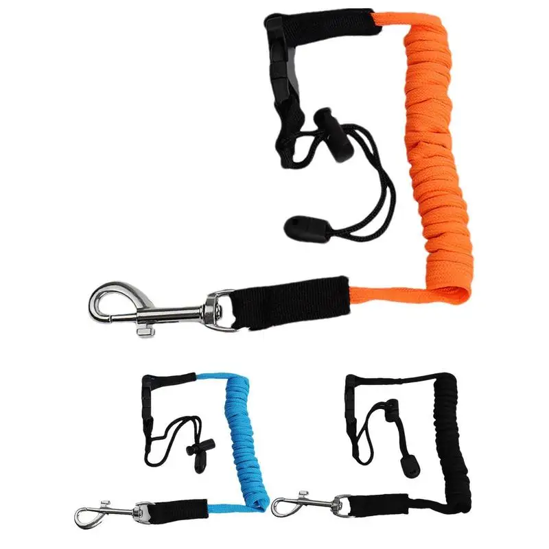 

Kayak Straps Heavy-Duty Safety Strap With Adjustable Belt Buckle And Metal Hooks Safety Elastic Kayak Paddle Rope Canoeing