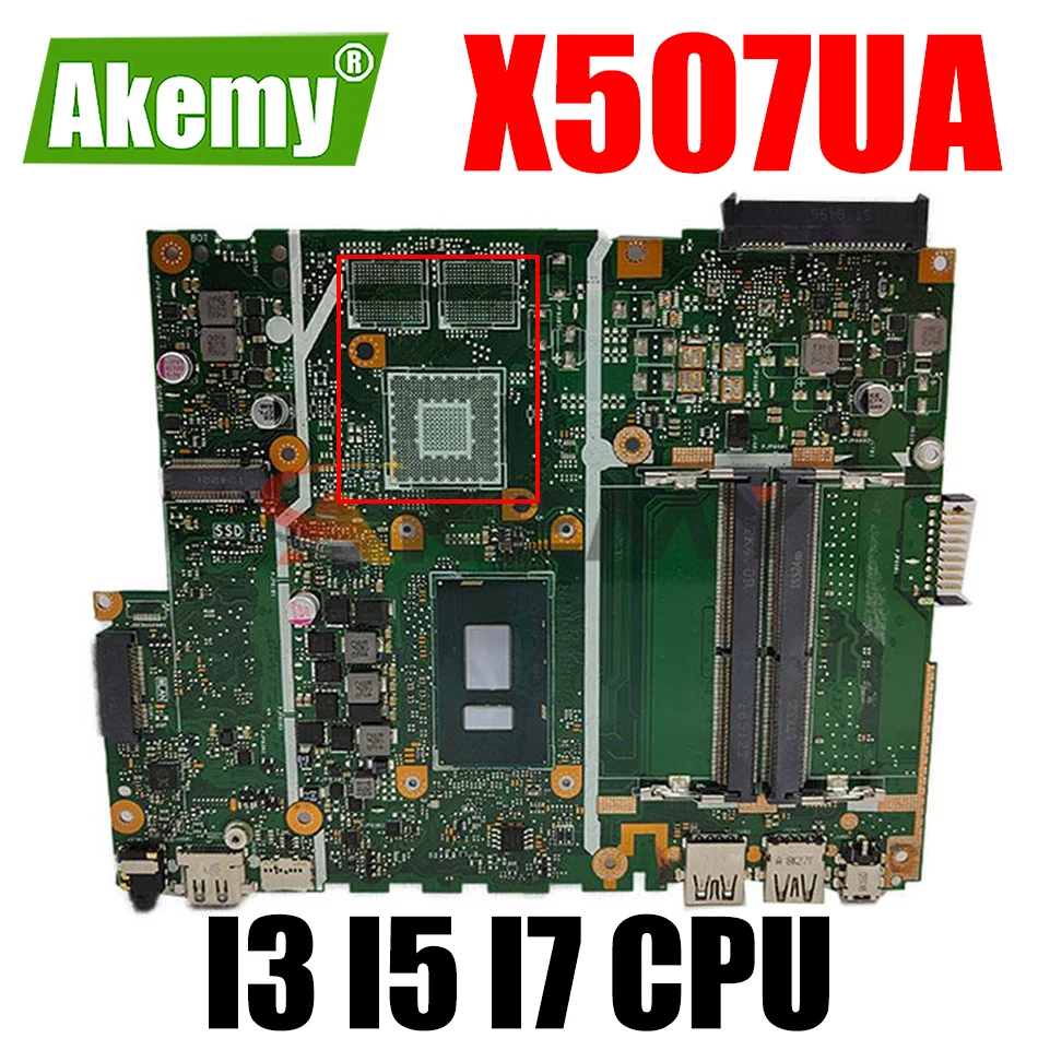 

X507UB / X507UA материнская плата для ноутбука I3 I5 I7 CPU для ASUS X507U X507UB X507UBR X507URA Y5000UB материнская плата для ноутбука