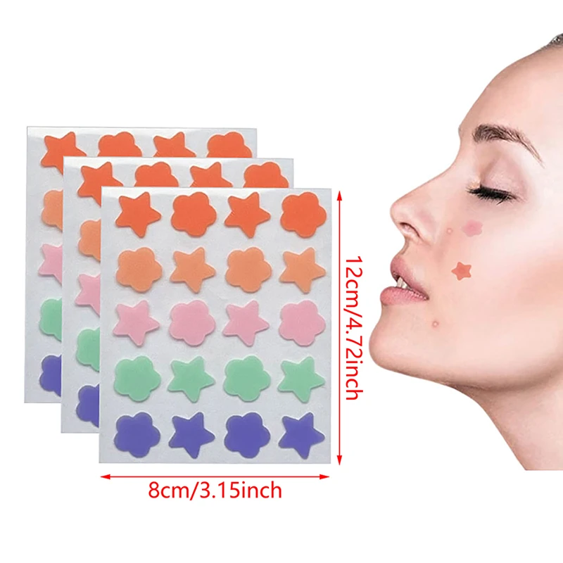 

20/24Pcs Pimple Acne Concealer Face Spot Scar Care Cute Heart Flower Invisible Acne Removal Pimple Patch Beauty Acne Tools