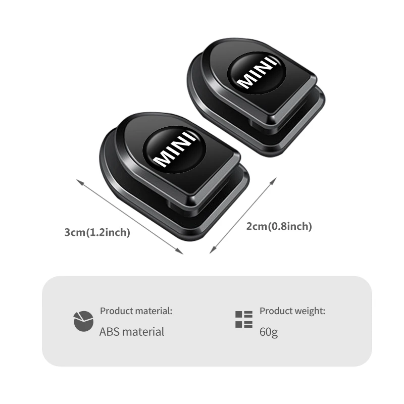 4 шт. мини-автомобильный крючок для пасты самоклеящийся невидимый держатель