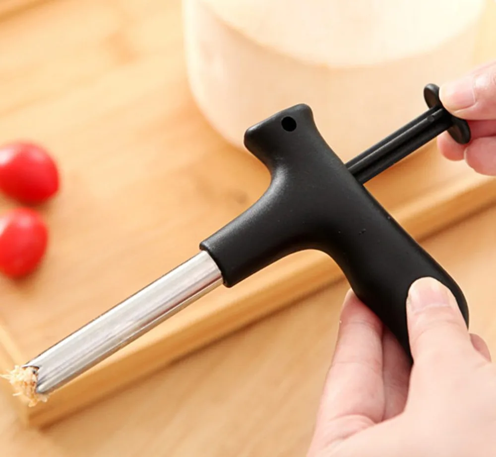 Открывалка для кокоса Tool из нержавеющей стали открывалка Water Punch Tap Drill Straw Open Hole Cut