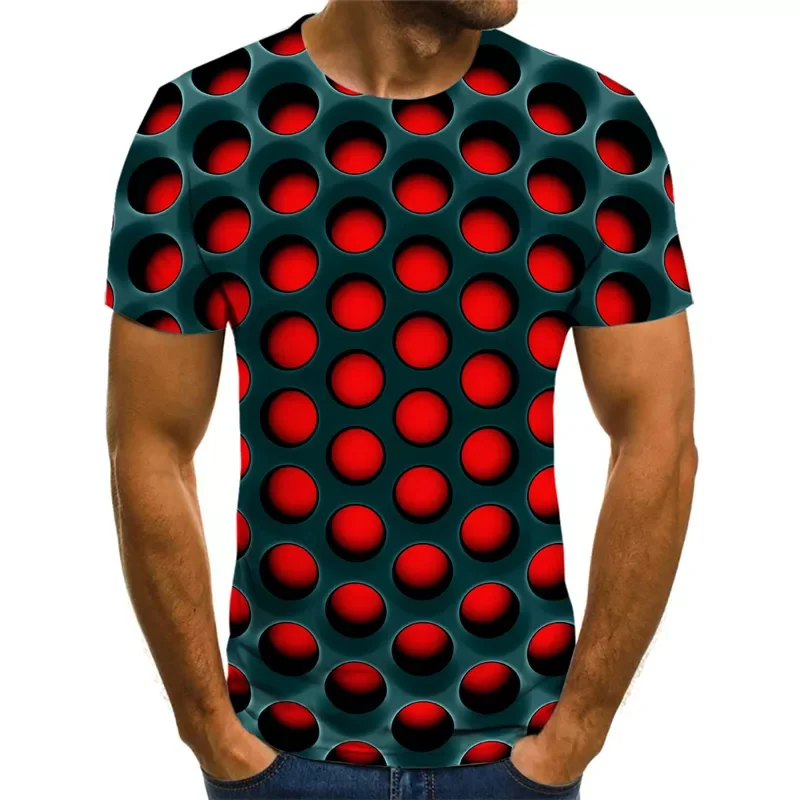 

Summer New 3D T-shirt Men's Short Sleeve Shirt Funny T-shirt Japanese Punk Gothic 3D T-shirt Men's
