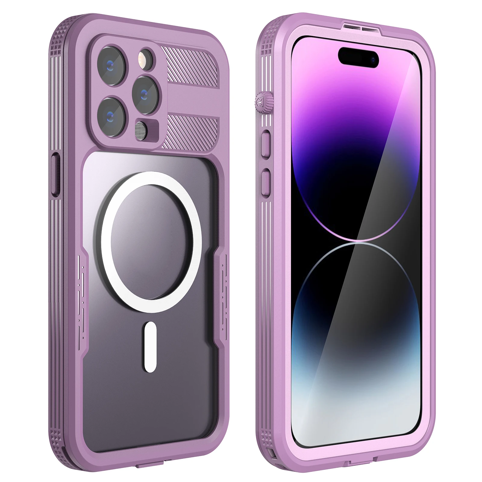 

IP68 Waterproof Case For iPhone 14 Pro MAX 14 Plus Magnetic Wireless Charger Diving Cover Shockproof Outdoor Swimming Dustproof