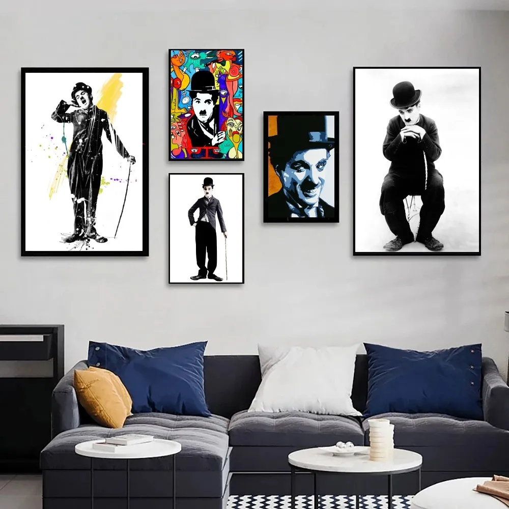 C- Charlies C-каплины плакат настенное искусство домашний декор комнаты цифровая