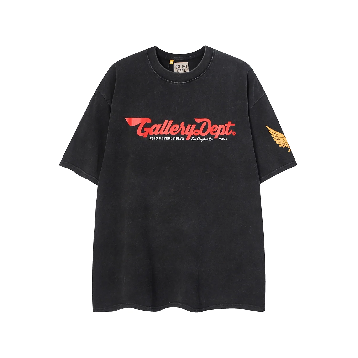 

GALLERY DEPT TIDE Harajuku 23SS Summer ART THAT KILLS Letter Logo Washed T Shirt Loose Oversize Hip Hop Unisex Short Sleeve Tees