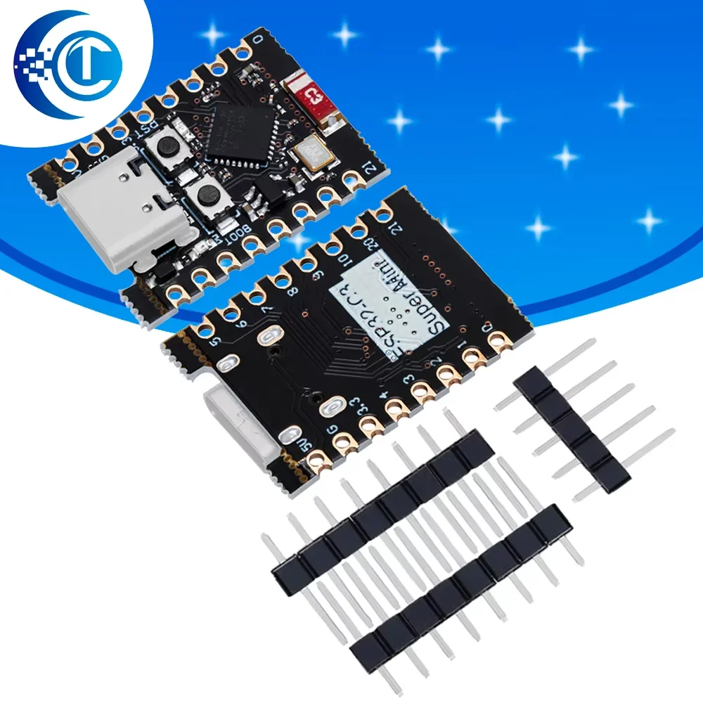 Фото CLT IT ESP32-C3 Макетная плата ESP32 SuperMini Макетная плата ESP32 Макетная плата WiFi Bluetooth для Arduino №1