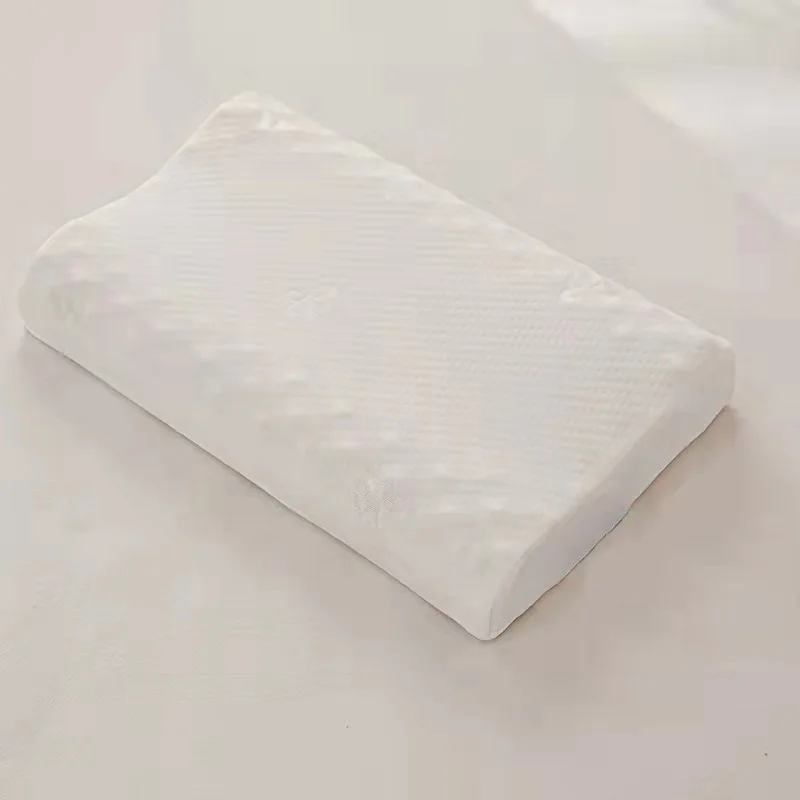 

Ортопедическая подушка для сна, подушка из натурального латекса с медленным восстановлением формы, для защиты шеи и позвоночника, однотонная, забота о здоровье