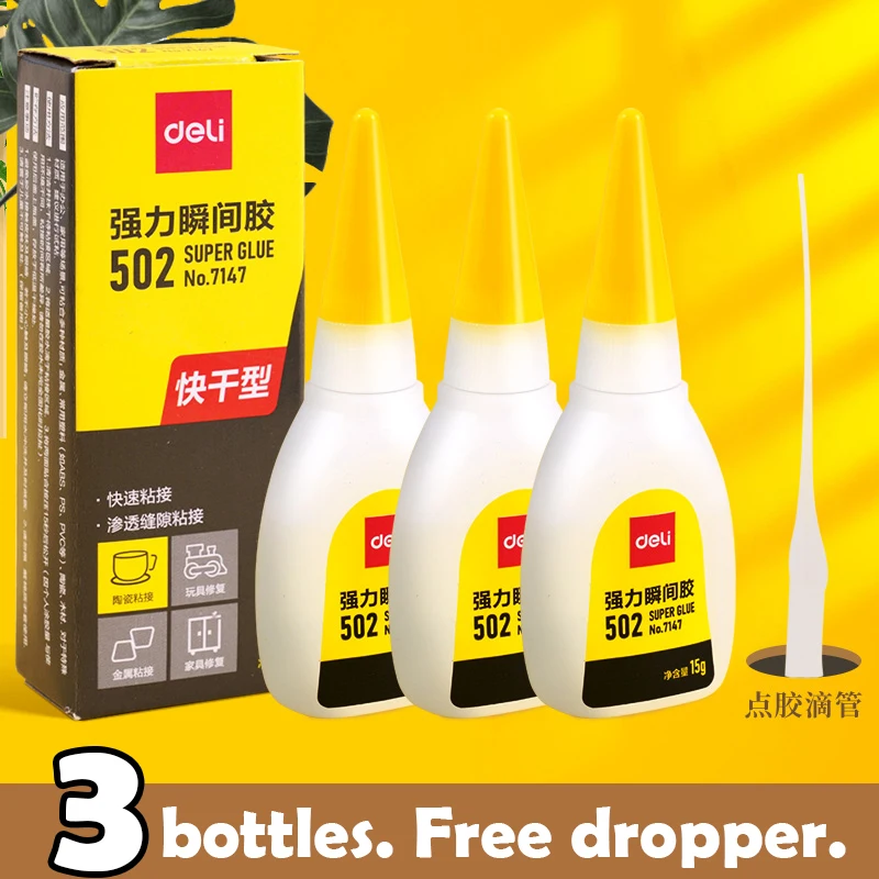 

Deli 502 супер клей 15г