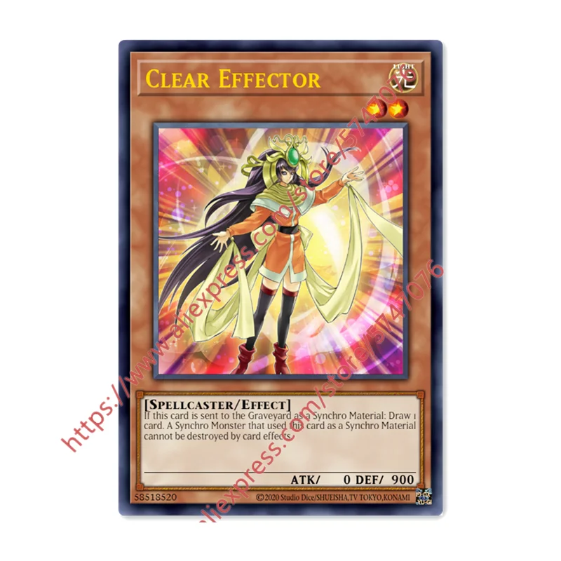 

Прозрачный эффектор Yu Gi Oh, взрослые японские английские игрушки «сделай сам», хобби, коллекционные предметы, коллекционная игра, искусствен...