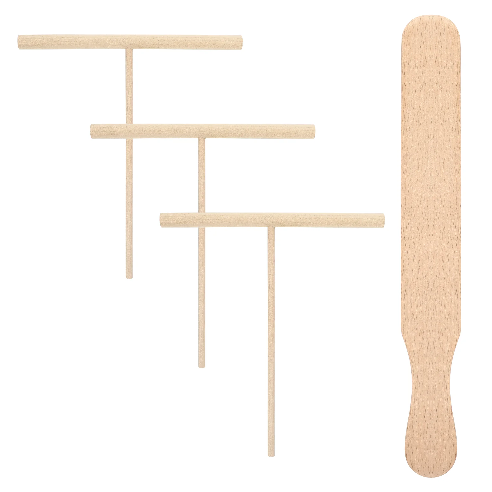 

1 Set Cooking Utensils for Pancakes Batter Spreader t Shaped Tool for Crepes Crepe Scraper Crepe Turner Crepe Maker Tool