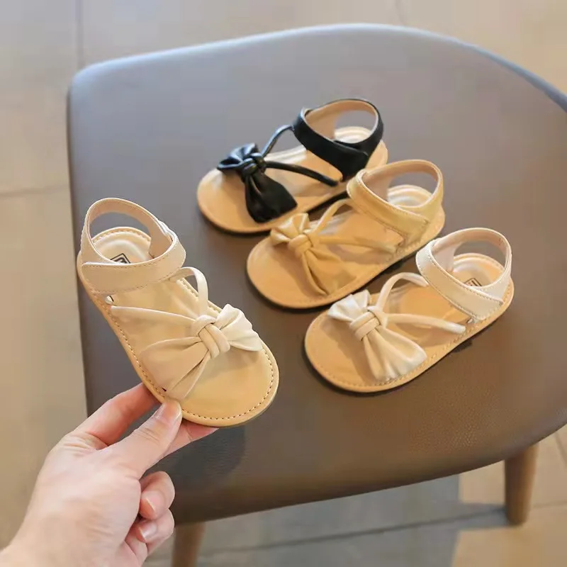 

girls sandals 2022 new princess shoes little girls student sandals open toe non-slip beach sandals