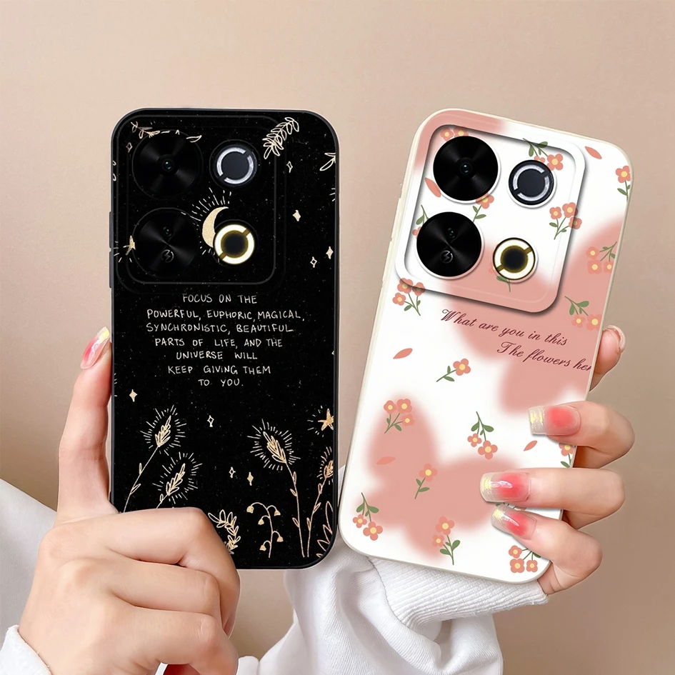 New Case For Itel P65 6.7 inches 4G Colorful Funny Pattern Soft Liquid Silicone Shockproof Protective Housing P 65 Capa