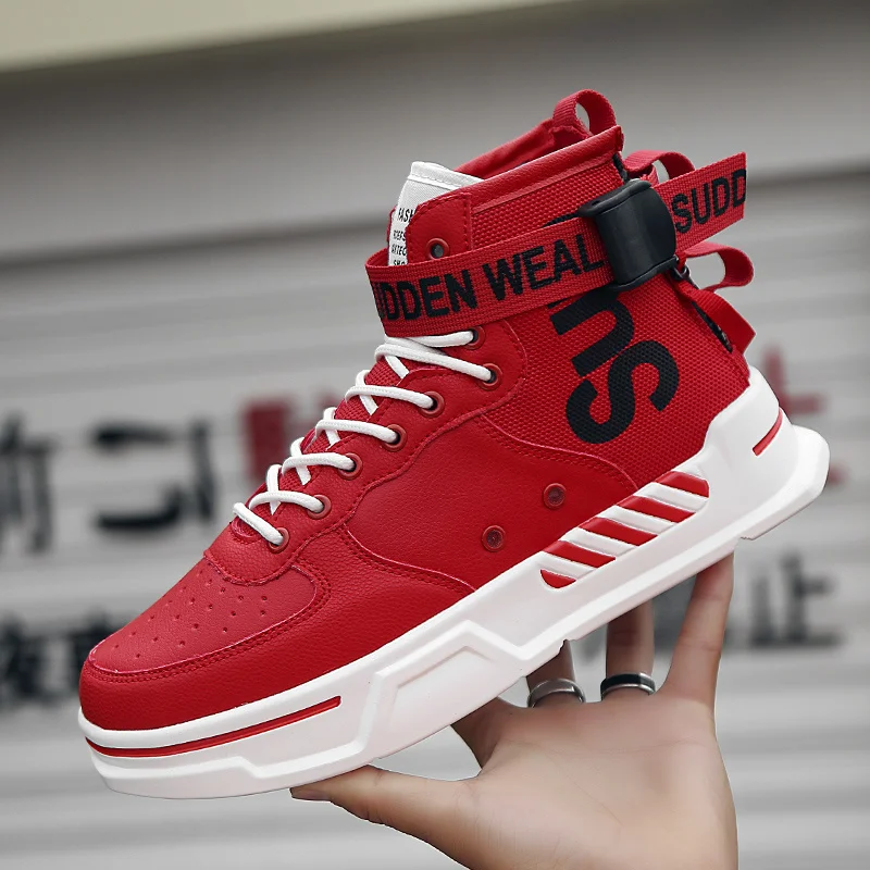 

High Top Running Shoes Men Breathable Sneakers Antiskid Damping Spring and autumn sports shoes Walking sneakers