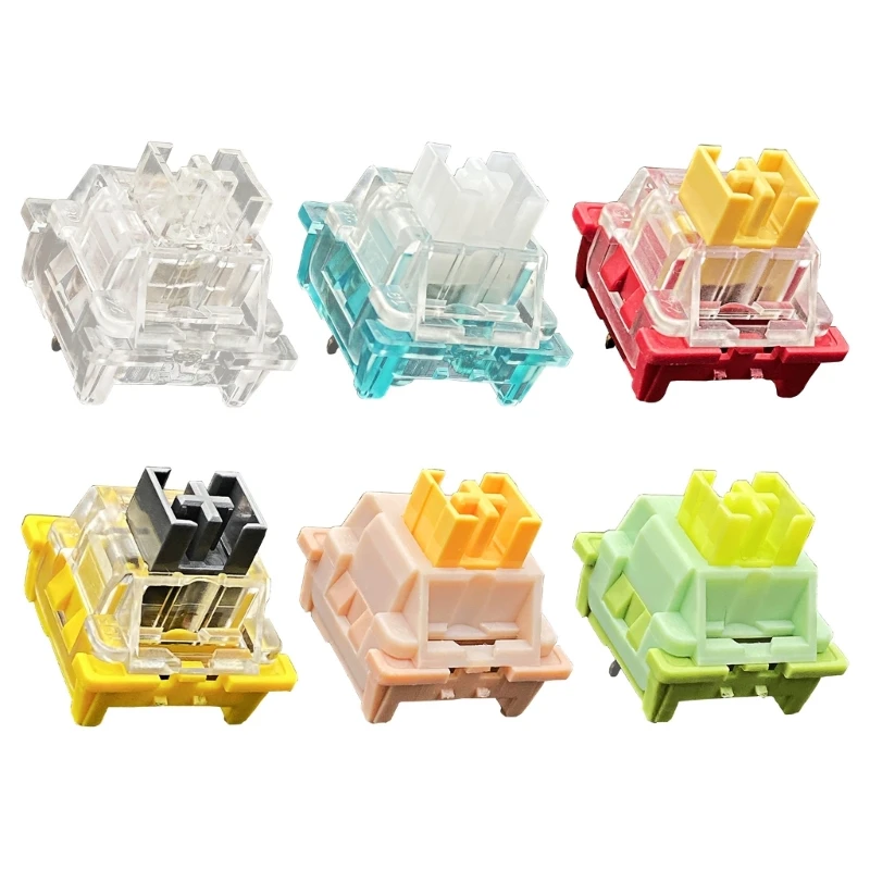 

Silent/Clicky Switches Mechanical Keyboard 3Pin Lube RGB Gaming MX Switches Linear Tactile 70/90/110 Set