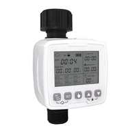 electronic watering timer automatic irrigation regulator controller with 6 separate programs outdoor garden irrigation tool