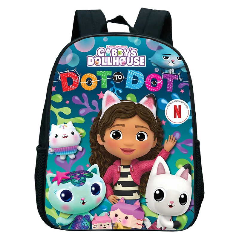 Кукольный домик Габби рюкзаки для детского сада школьный рюкзак с принтом кота