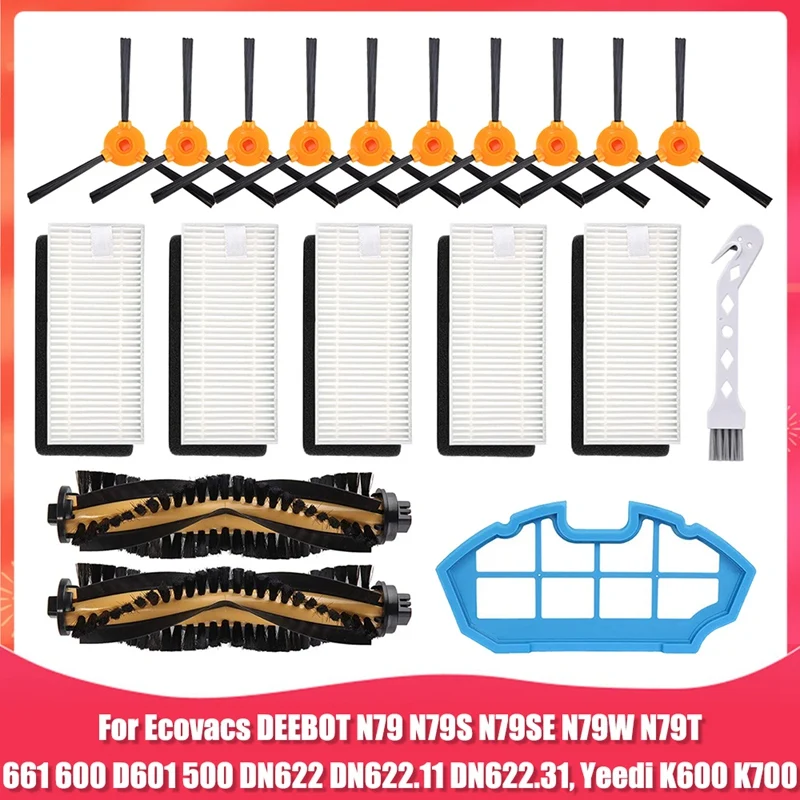 

A06I Replacement Accessories Kit For Ecovacs Deebot N79 N79S DN622 DN622.11 DN622.31 N79W N79SE Robot Vacuum Cleaner