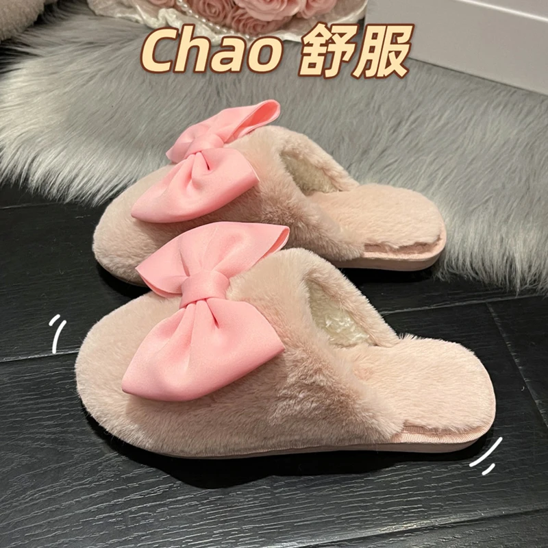 

Шлепанцы женские домашние меховые, сланцы, сланцы, массажная обувь, низкий плюшевый материал, плоская подошва, дизайнерская обувь в римском ...