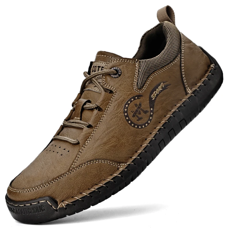 

Men Casual Sneaker 2023 Retro Outdoor Hiking Leather Men Sports Shoes Free Shipping Non-slip Luxury Brand Men Shoes