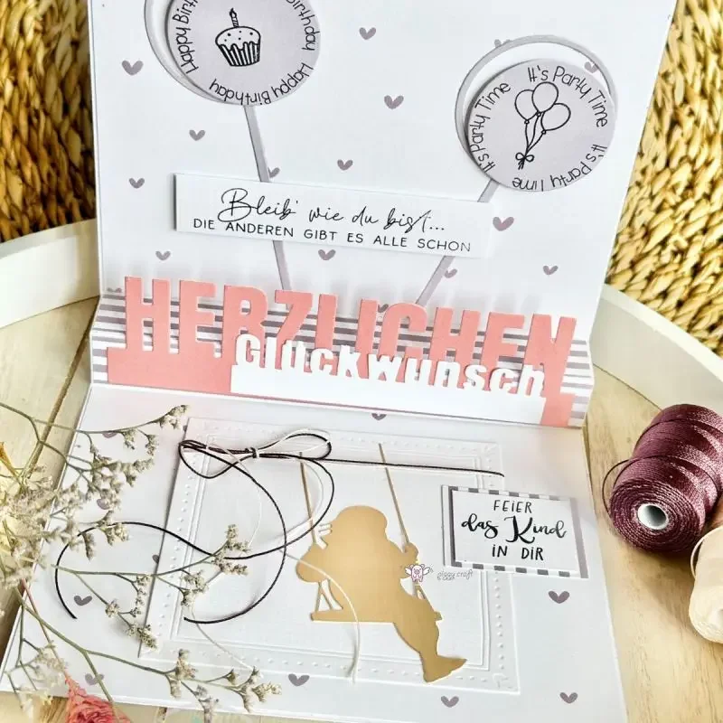 Mmao Craft металлические штампы для резки форма игры на качелях скрапбук нож