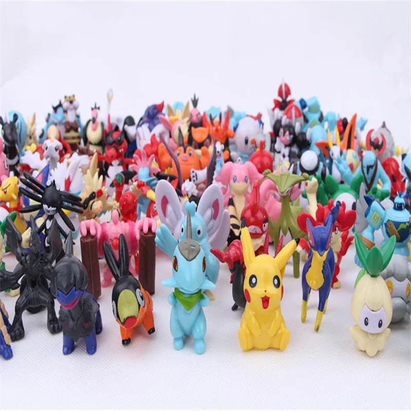 

10pcs Pokemon Figures Elf Model 3-5cm No Repeat Pikachu Lunala Charizard Anime Figure Kids Toy Collection Doll Birthday Gifts