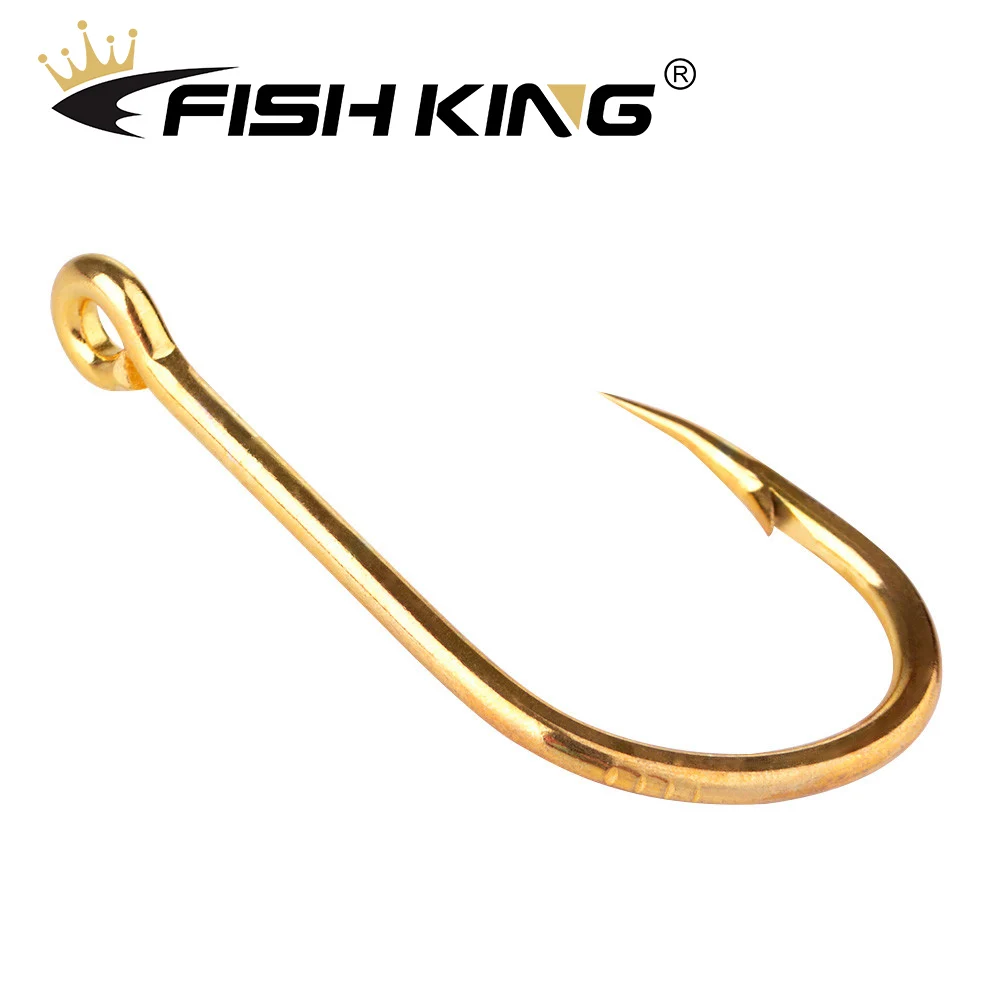 

FISH KING рыболовные крючки из высокоуглеродистой стали 100/120/150Lb, вспомогательный крючок для морской рыбалки, крючок Chinu, рыболовные крючки для м...