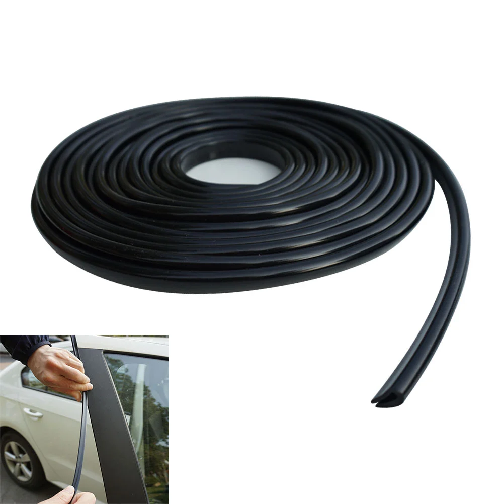 

Car Door Strip Seal Protector U Shape Rubber Scratch Guard Trim Anti Universal Sealstrip Moulding 5M Cover Invisible Collision