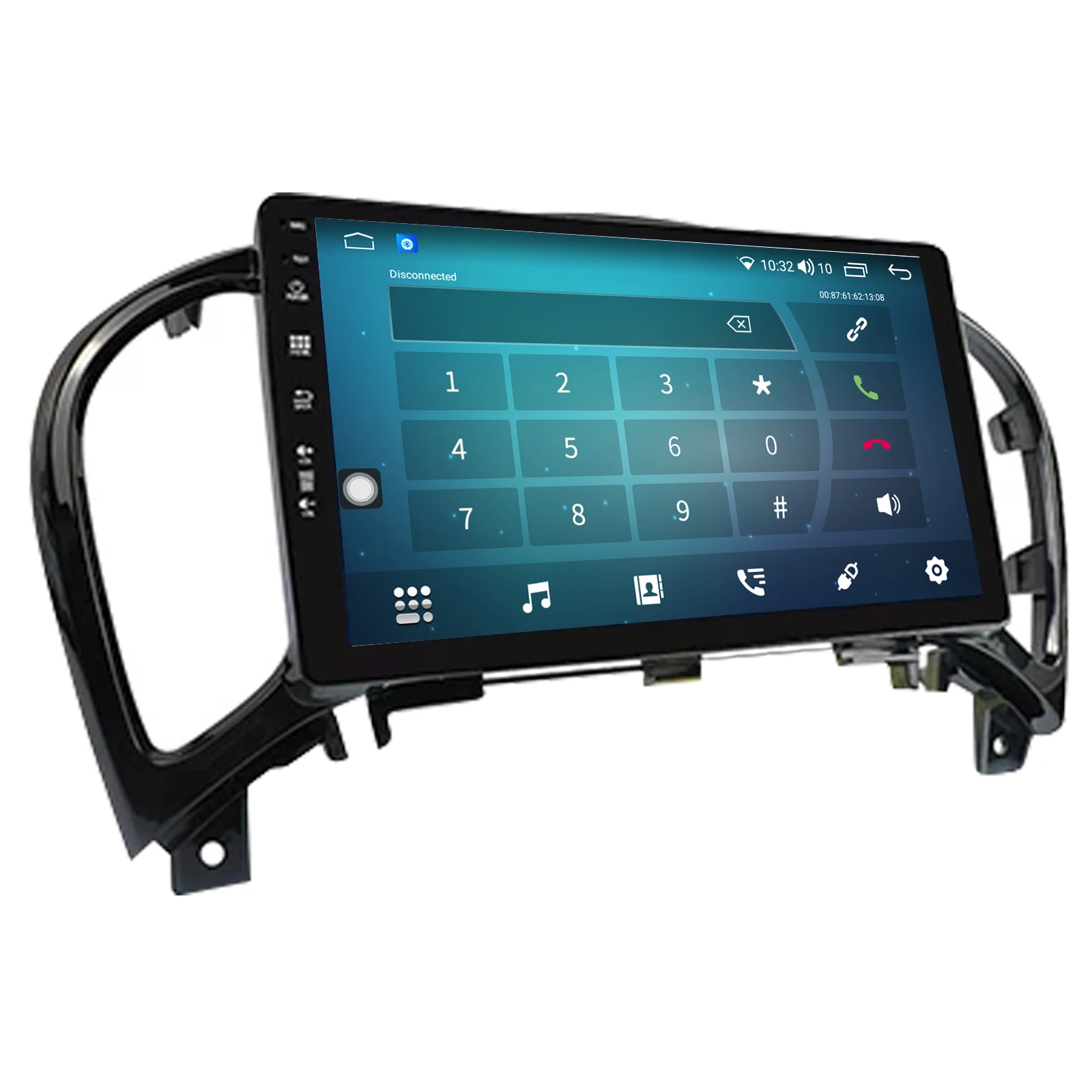 Автомобильное радио Csred 8G/128GB/SIM Android 11 для Nissan Juke F15 2010-2016 автомобильный