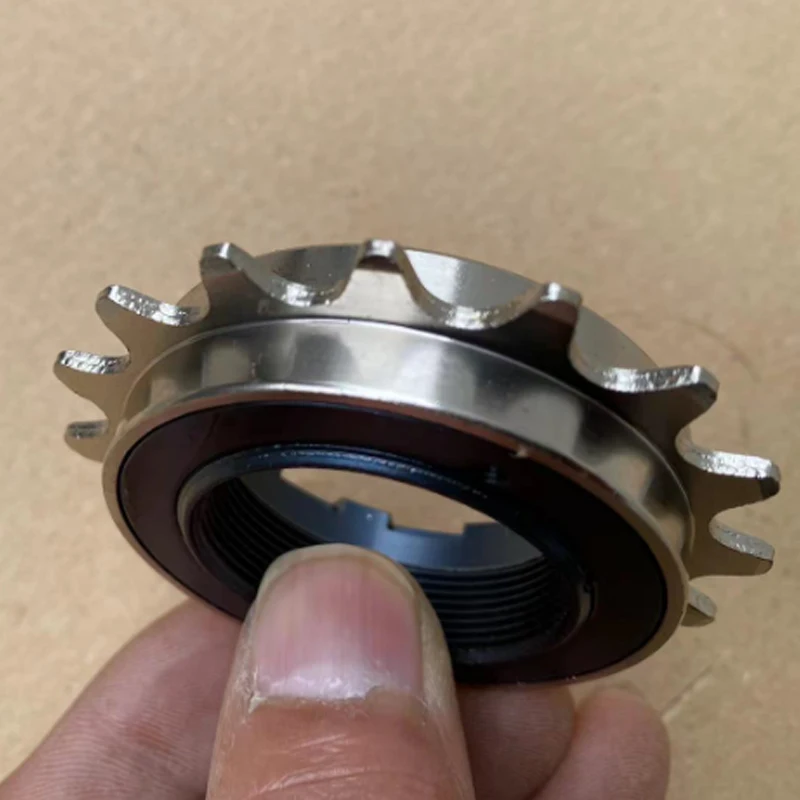 Фото DNP 16 T Cro-Steel Односкоростной велосипед, фиксированный велосипед BMX, цепное колесо, свободное колесо №3