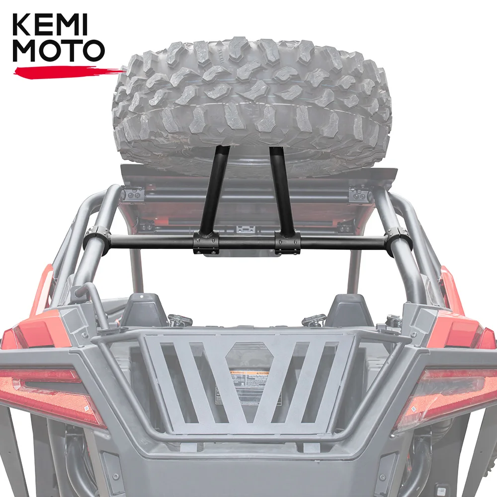 Держатель запасного колеса для UTV RZR KEMIMOTO из тяжелой металлической стали, совместимый с Polaris PRO XP / XP4 / XP 4 2020-2023 гг.