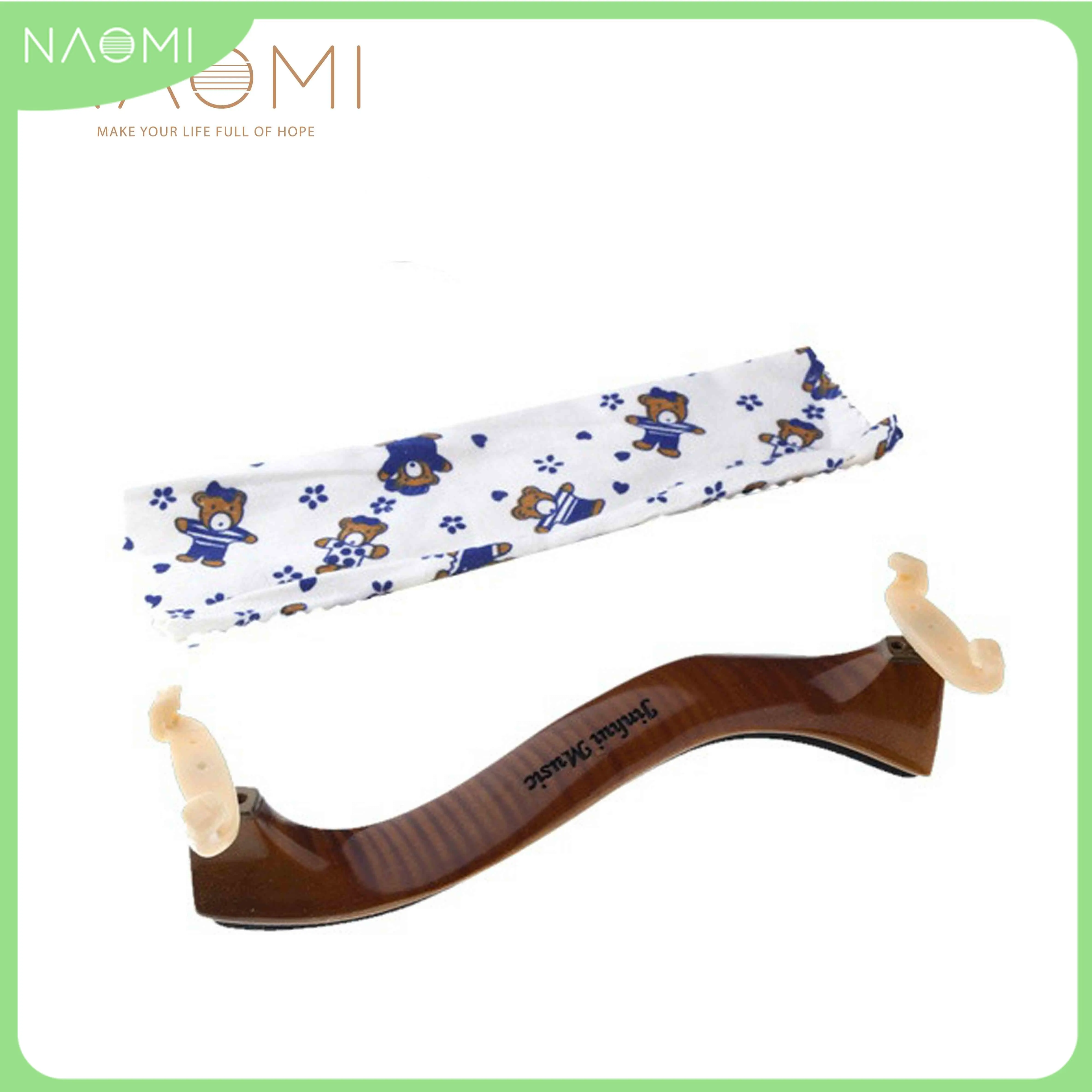 

NAOMI Violin Shoulder Rest for 4/4 3/4 1/2 1/4 1/8 Violin Flamed Maple Wood Violin Shoulder Rest Violin Parts Accessories New