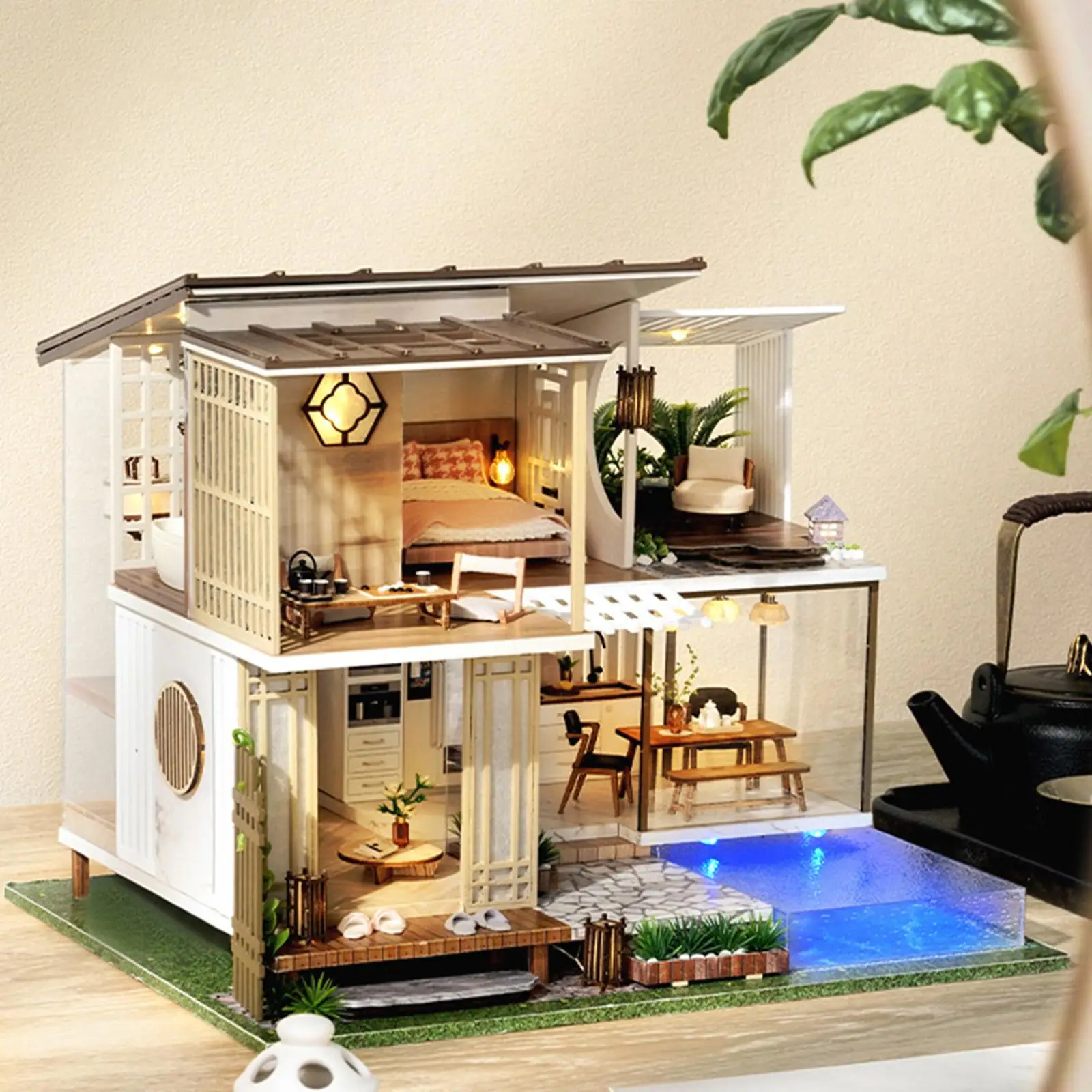 

Miniature Dustproof Case Music Tiny House Toy Gift for Adults Home Decor