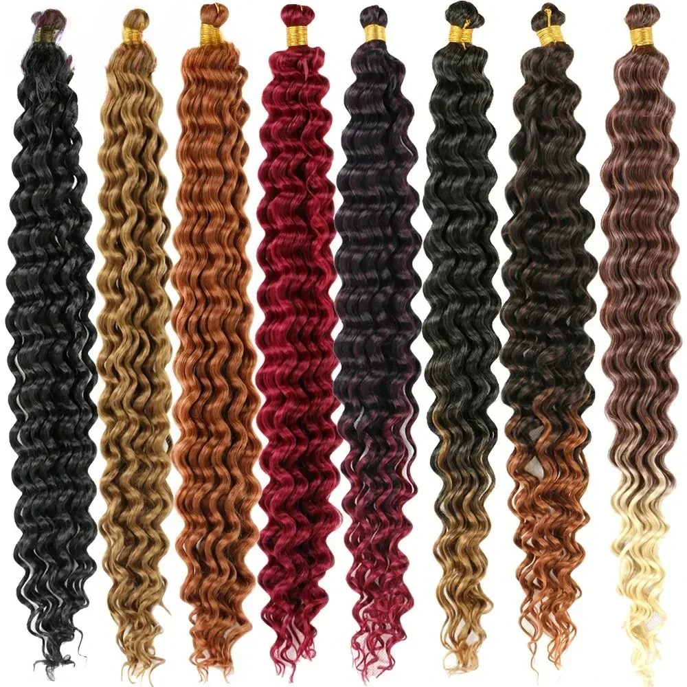 Женские Натуральные Волнистые Синтетические Волосы Для Наращивания Большие