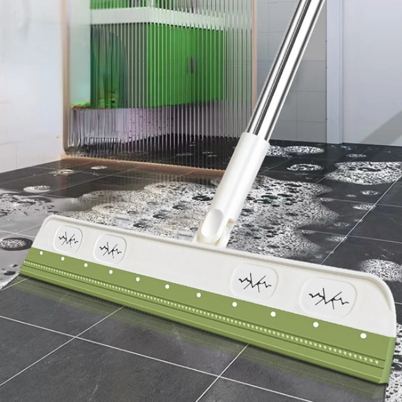 

Window Adjustable Magic Brush Mop Cleaning Sweeper Floor Sweeping Wiper Retractable Silicone Floor Household Broom Washing Broom