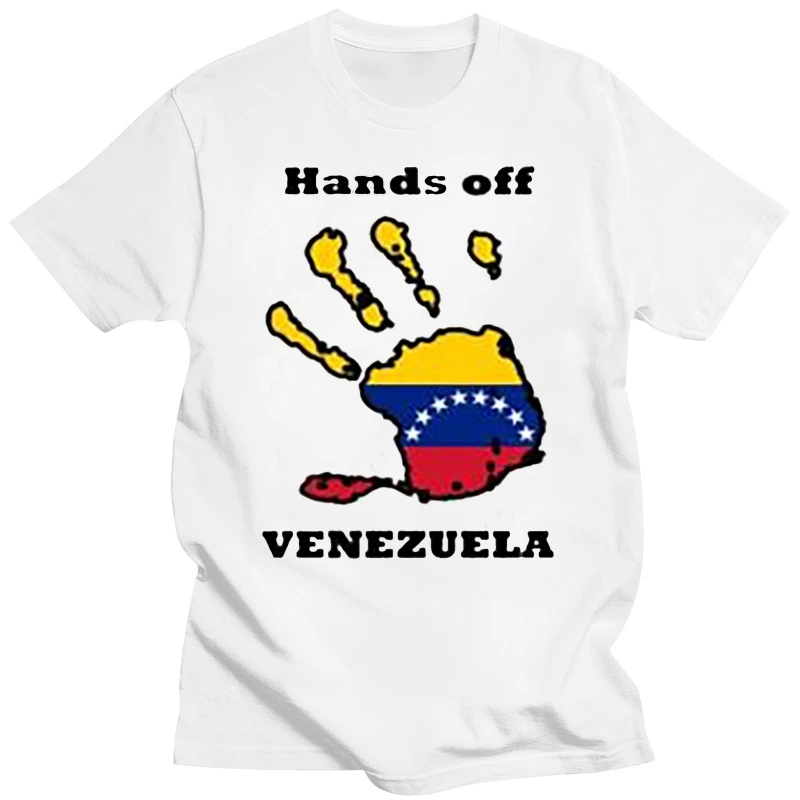 Футболка Hands off Venezuela Caracas Chavez Maduro Peace все размеры новая мужская футболка унисекс