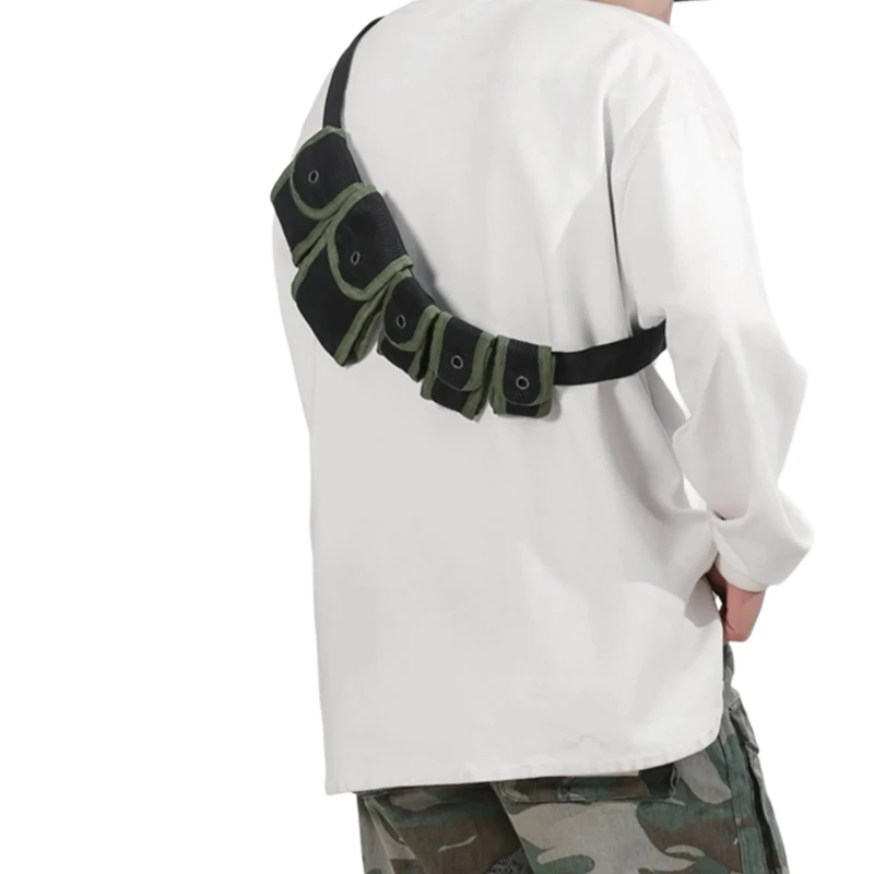 Женская и мужская тактическая сумка практичная нагрудная через плечо с