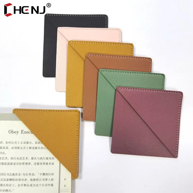 

Handcrated Vintage Leather Bookmarks For Book, Mini Corner Page Marker, Genuine Leather Bookmark Memo Stationery Gift School