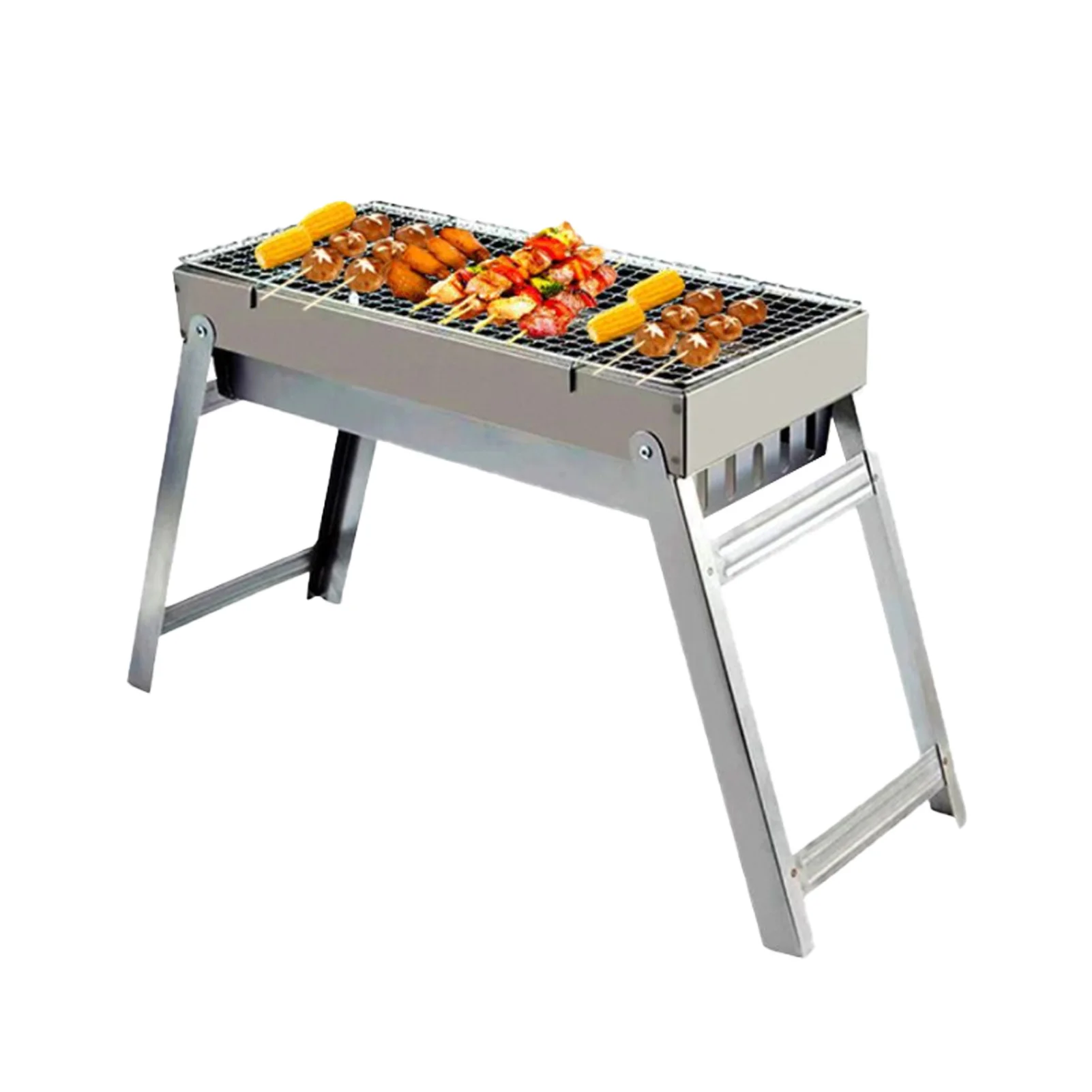 

Folding Portable Grill Table Folding Camping Table For Outsides Durable Barbecue Charcoal Grill For Outdoor BBQ