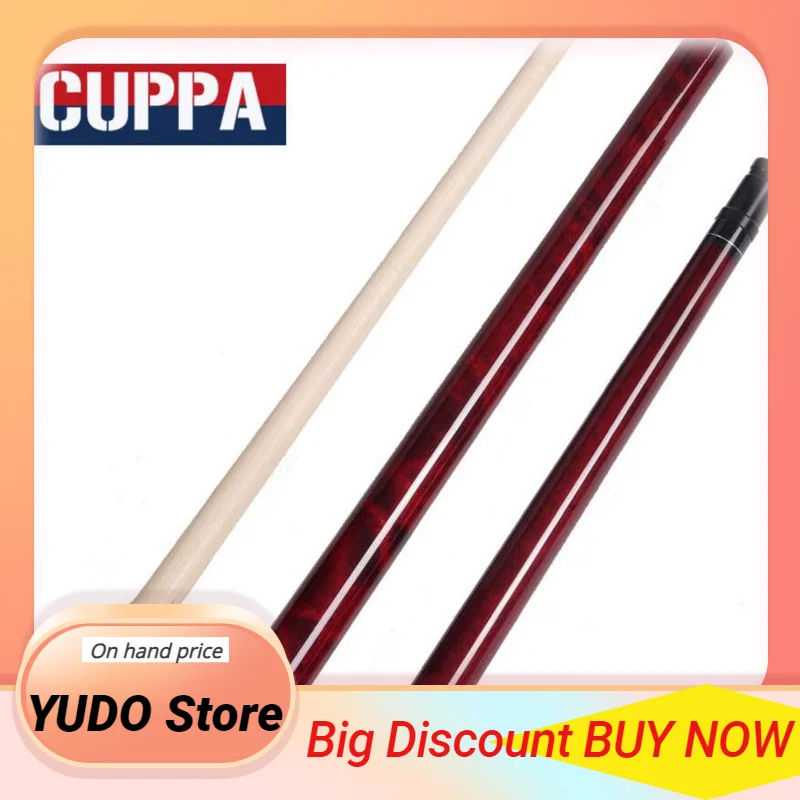 New Arrival Cuppa Break Cue Punch Jump Cues 13.5mm Tip Black Red Colors Billiard Stick Black Eight Billiard Kit Jump Cue China
