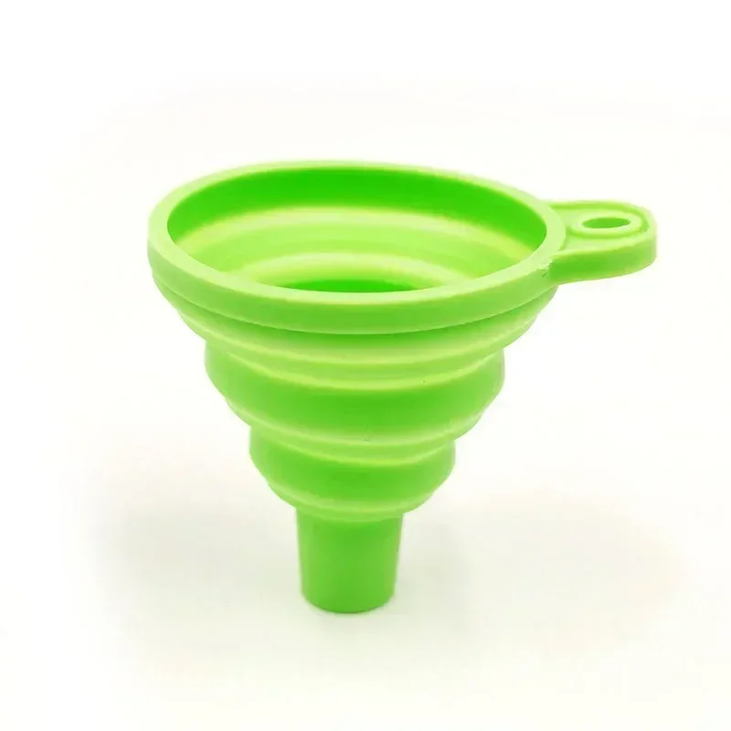 

Бытовая Складная Телескопическая Воронка xgnvpy, кухонная Воронка для предотвращения пролива масла, конфетные цвета, устойчивый к высоким температурам, инструмент для розлива