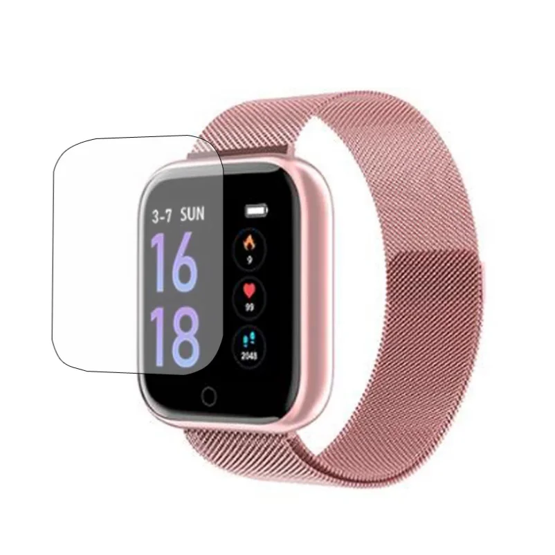 Мягкая прозрачная защитная пленка из ТПУ для смарт-часов Nennbo abay T80 защита экрана -