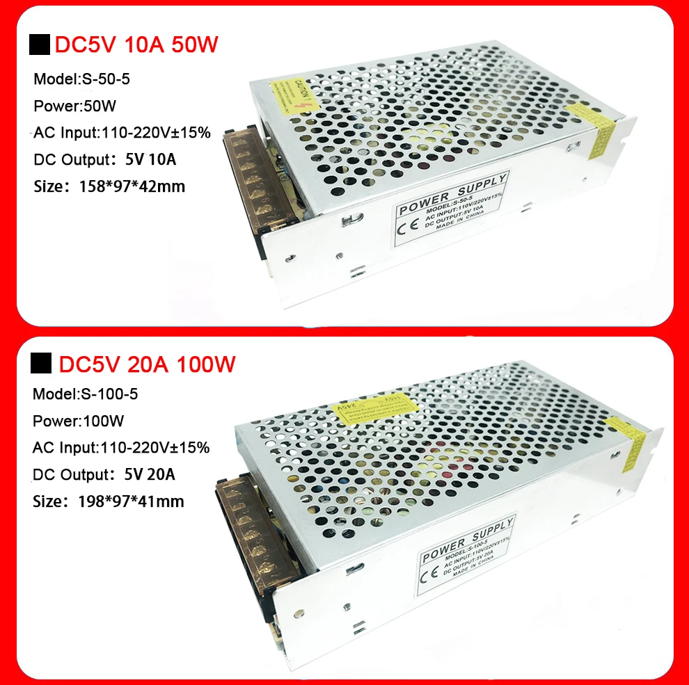 5 24 12 вольт постоянного тока переключатель источника питания преобразователь 220 В