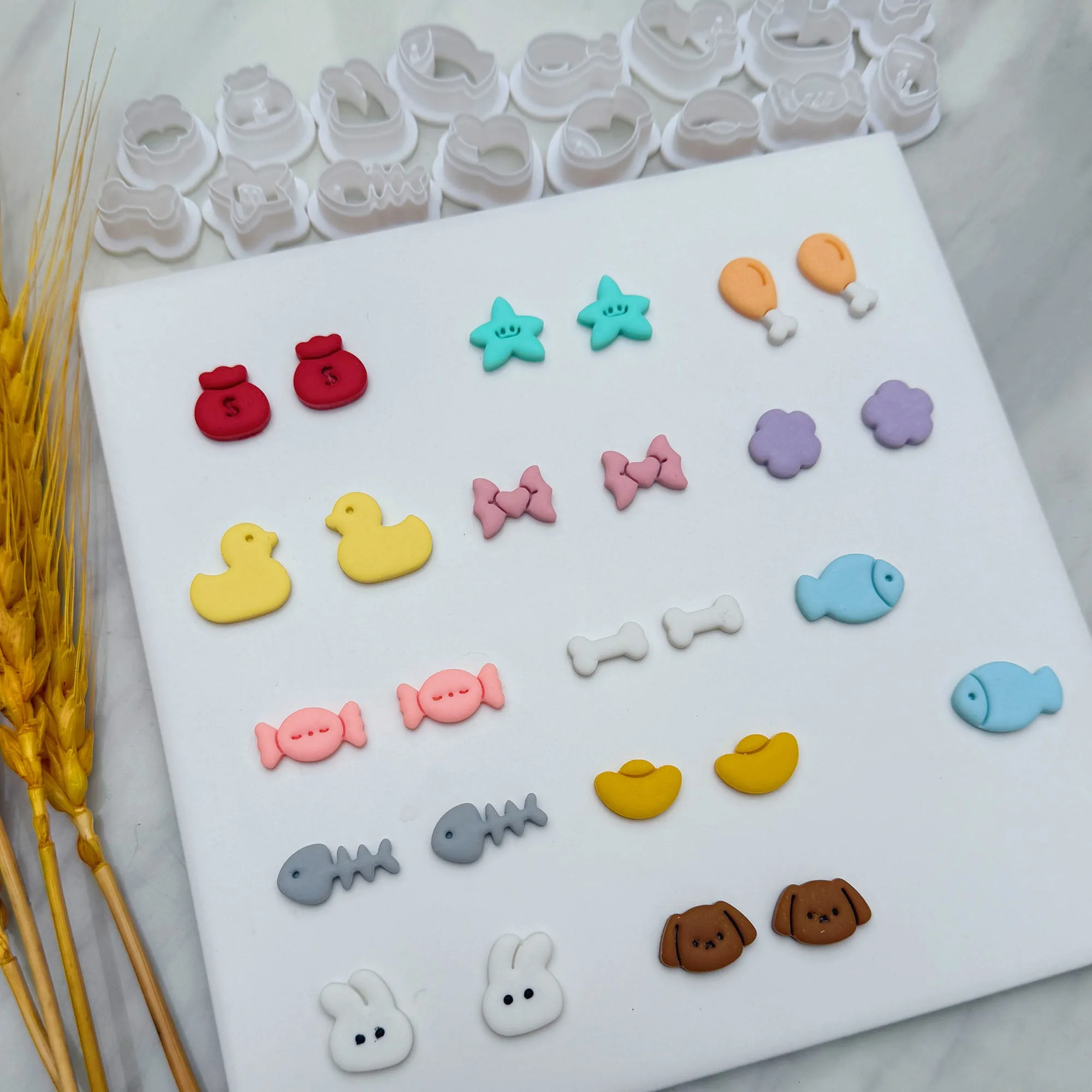 Маленький бант утка конфеты рыба морская звезда форма кролика фрезы из