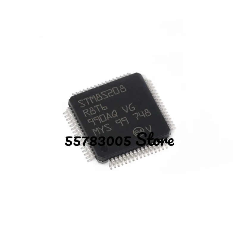 

Микроконтроллер STM8S208R8T6 QFP64, 5 шт.