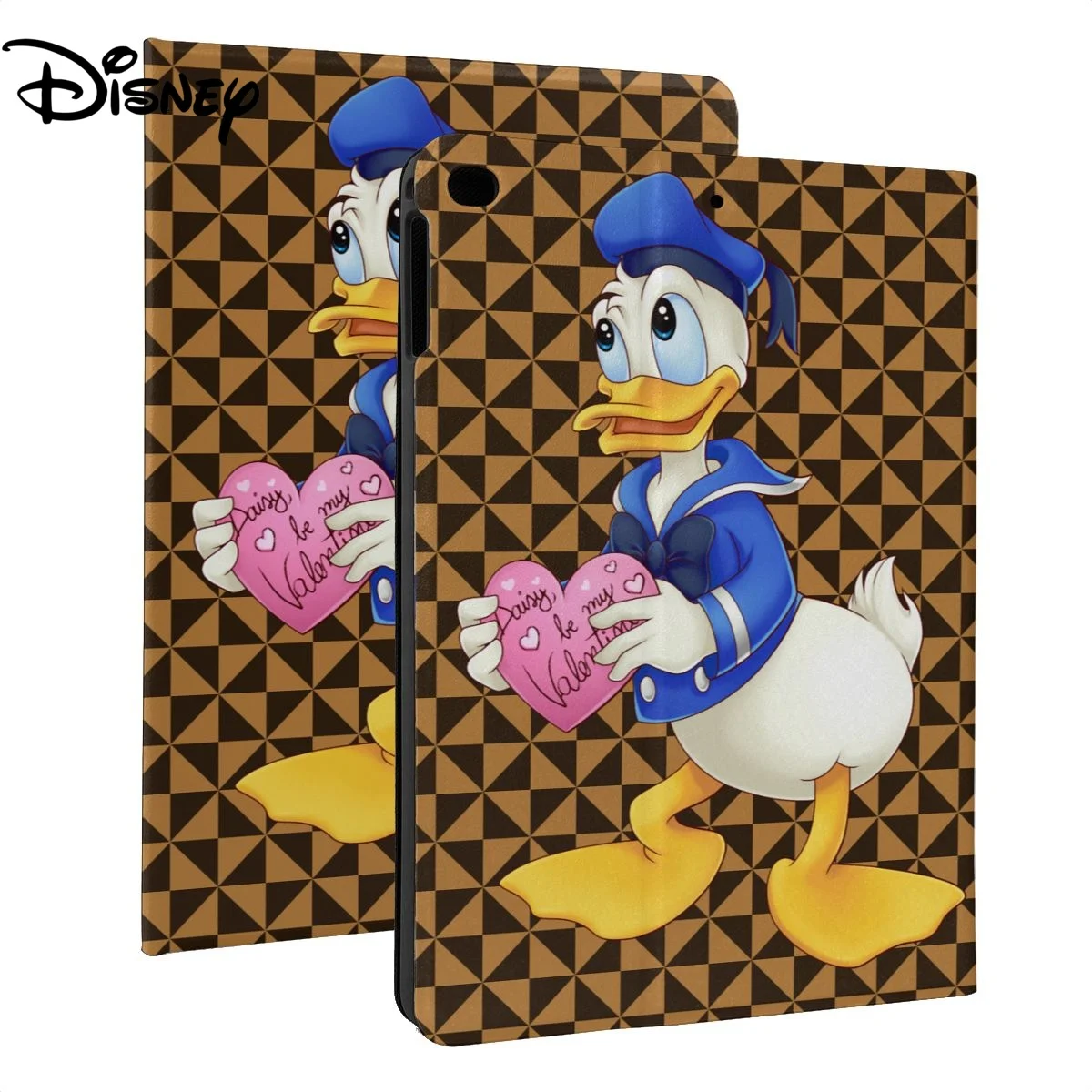 

2022 Disney Protective Case for iPad 2017/2018 9.7in Air 1/2 Mini 4/5 7.9 inch Luxury Cover Cartoon Donald Duck Soft Shell Funda