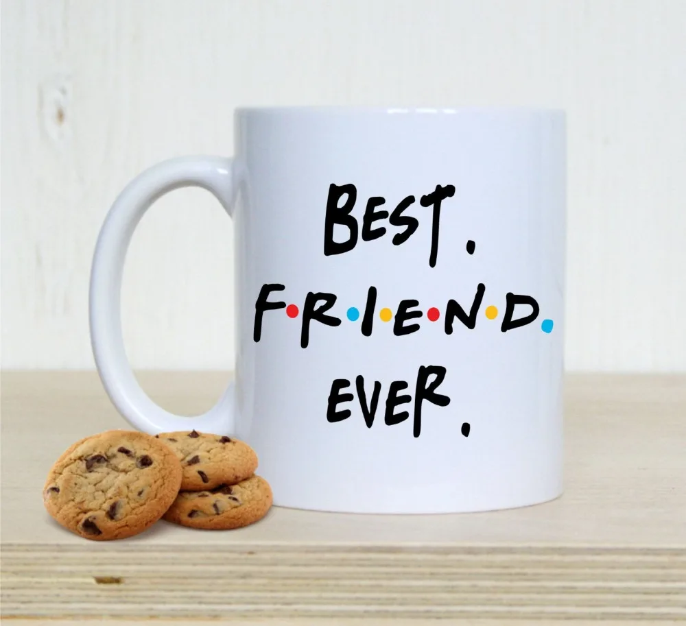 

Best Friend Ever Mugs Tea Cup Friend Present Beer Cup Dishwasher and Microwave Safe Ceramic Friend Gift Coffee Mug Home Decal