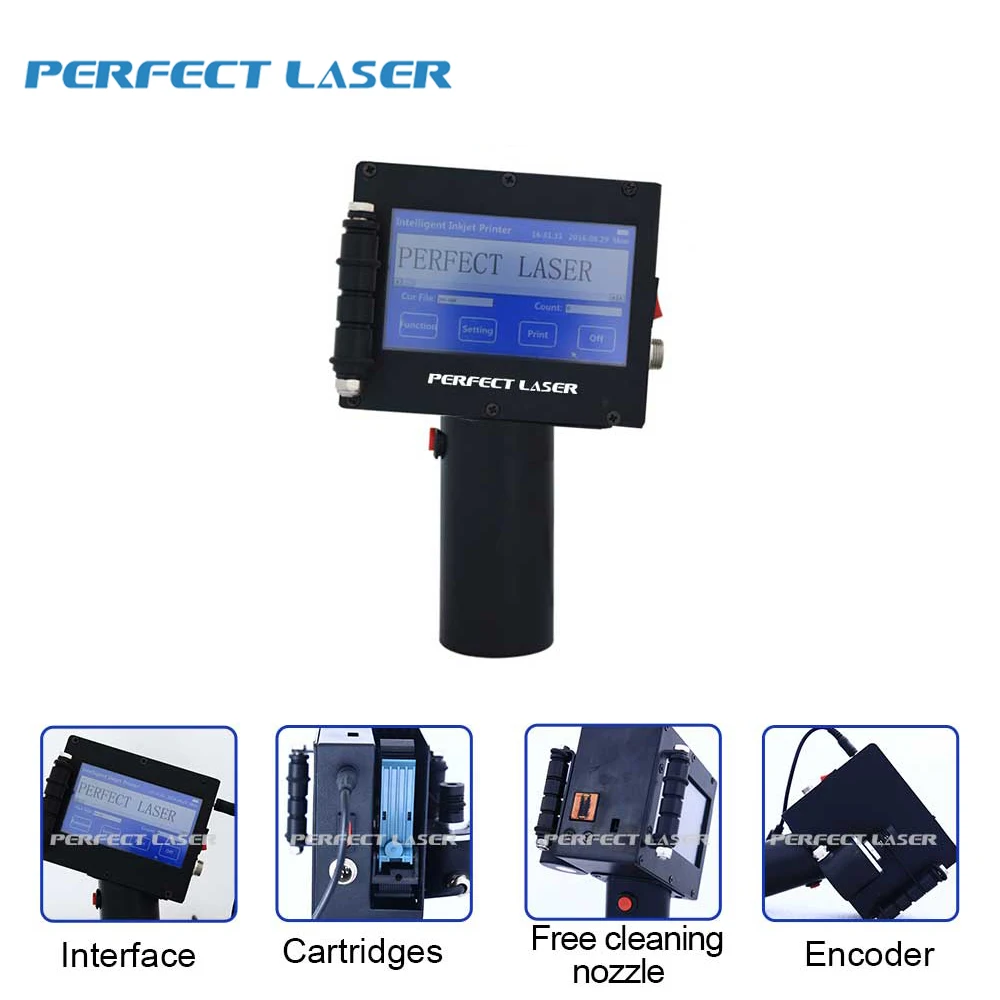 

Small Automatic Handheld Inkjet Printer Coding Machine Assembly Line Label Packaging Bag Code Barcode Logo Printer